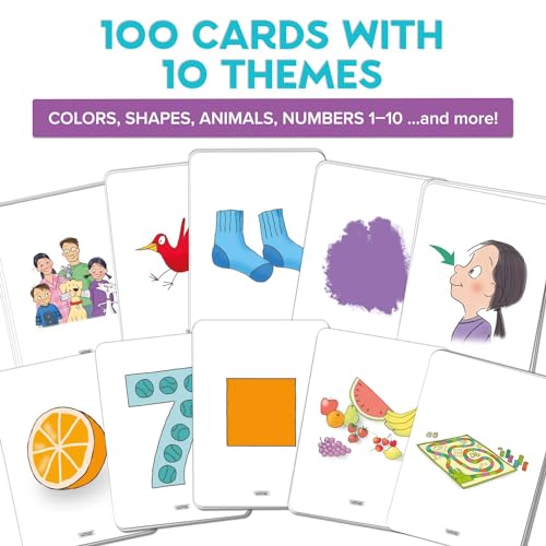 Spanish Flash Cards for Kids: 100 Essential Words
