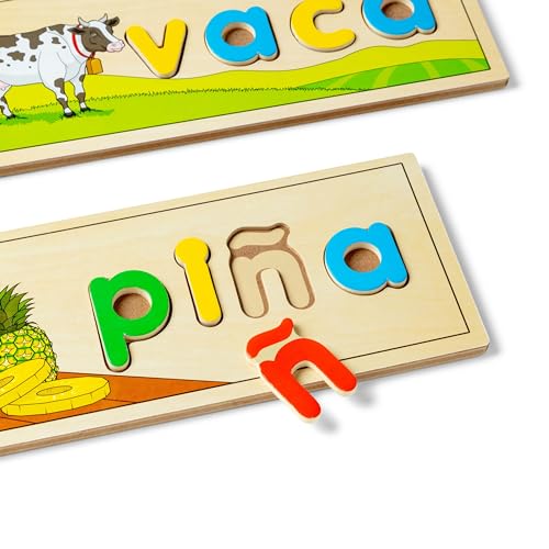 Melissa & Doug Spanish See & Spell Learning Toy