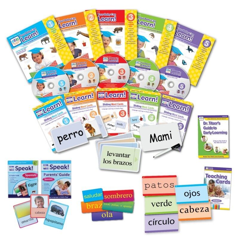 Spanish Learning Kit for Babies: Deluxe Edition