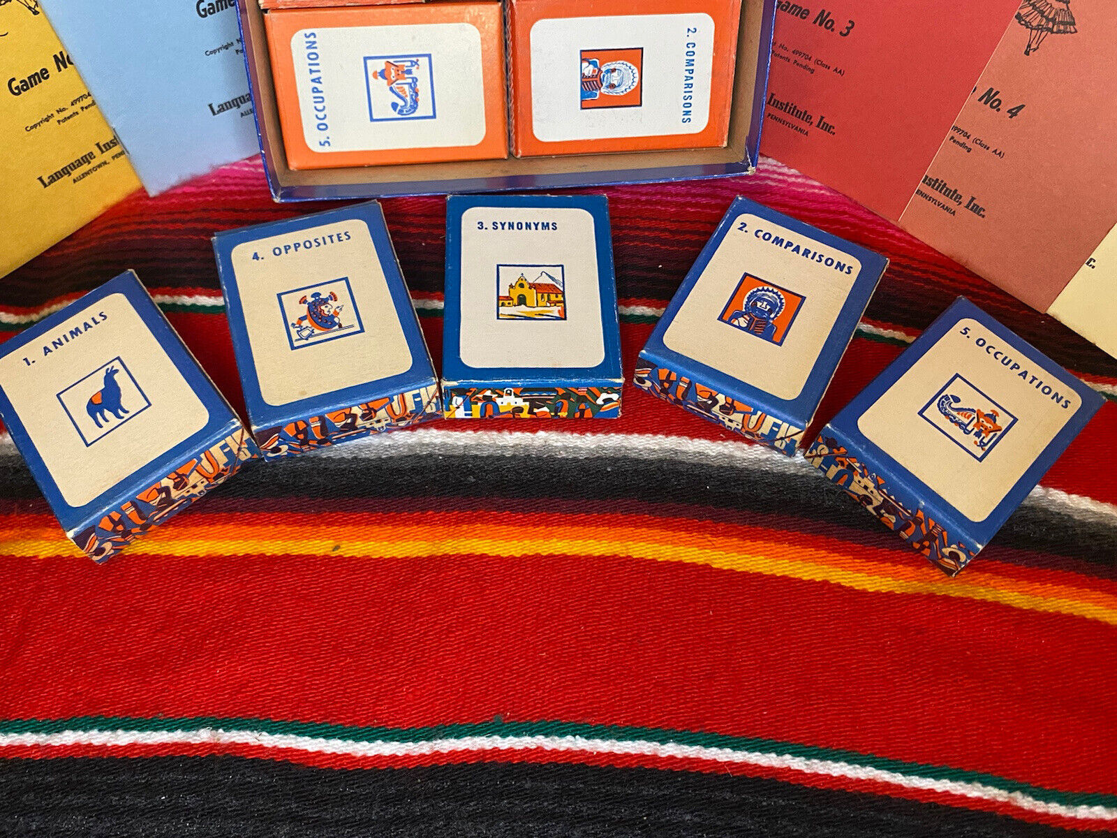 Juego Vintage para Aprender Español