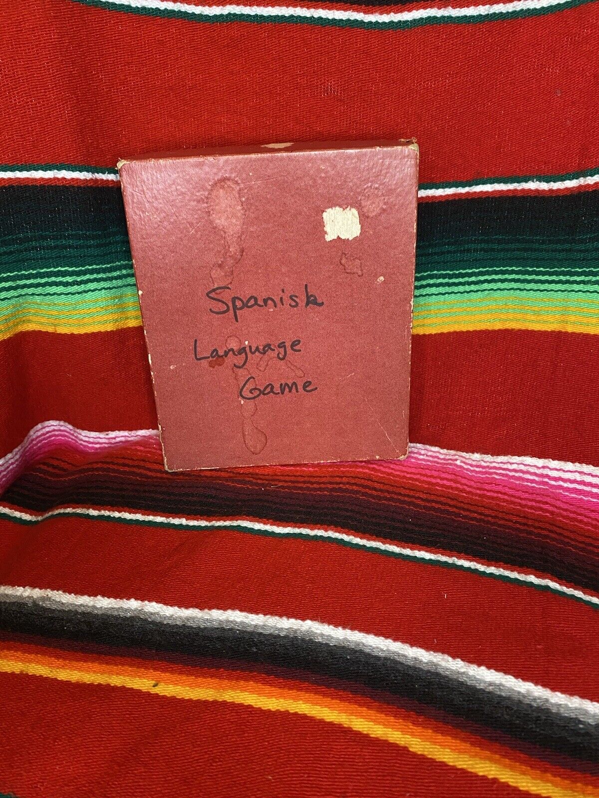 Juego Vintage para Aprender Español