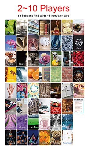 Spanish Scavenger Hunt Board Game for Kids