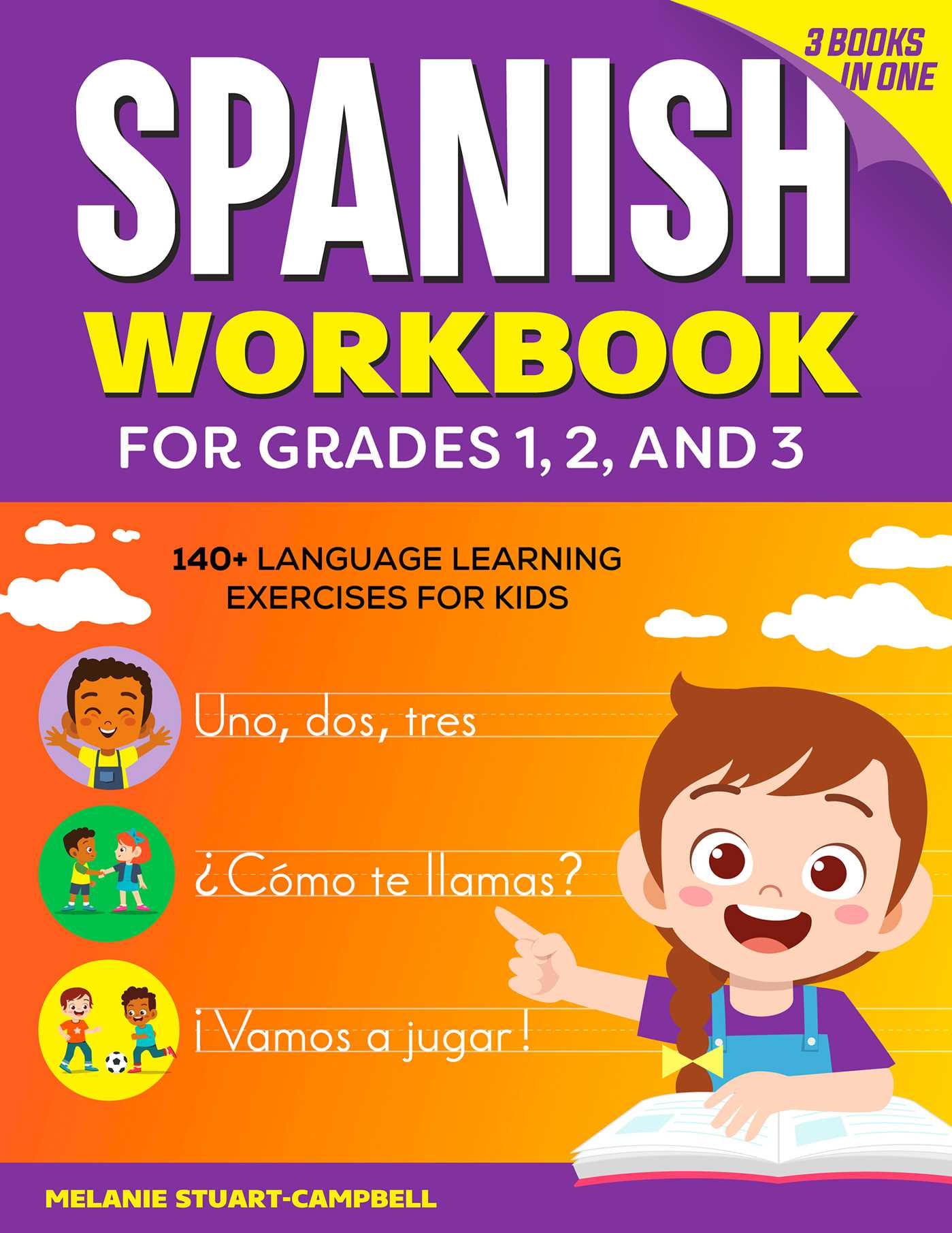 Spanish Workbook: Fun Exercises for Kids 6-9