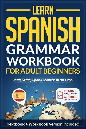 Spanish Grammar Workbook for Adult Beginners