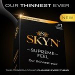 SKYN Supreme Ultra-Thin Non-Latex Condoms - 10 Count