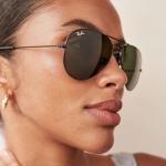 Ray-Ban Classic Polarized Aviator Sunglasses - Black
