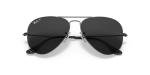 Ray-Ban Classic Polarized Aviator Sunglasses - Black
