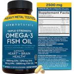 Triple Strength Omega 3 Fish Oil - 2500 mg