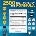 Triple Strength Omega 3 Fish Oil - 2500 mg