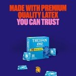 Trojan ENZ Lubricated Latex Condoms, 36 Count