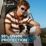 2 Pack Men's Polarized Sports Sunglasses - UV400