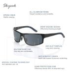 2 Pack Men's Polarized Sports Sunglasses - UV400