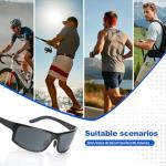 2 Pack Men's Polarized Sports Sunglasses - UV400