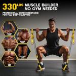 Pilates Bar Kit with Resistance Bands for Men