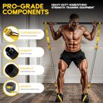 Pilates Bar Kit with Resistance Bands for Men