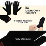 Men's Winter Beanie, Scarf, and Touch Screen Gloves