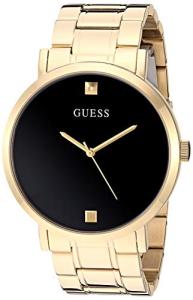 GUESS Men's Gold/Black Analog Quartz Watch