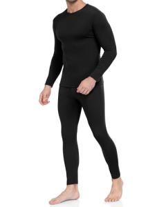 Men's Thermal Fleece Lined Long Johns Set