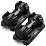 Adjustable 25LB Dumbbells for Home Workouts