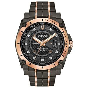 Bulova Men's Precisionist Diamond Rose Gold Watch