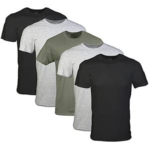 Gildan Men’s Crew T-Shirts 5-Pack, Medium