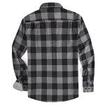 Alex Vando Men’s Long Sleeve Plaid Flannel Shirt