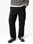 Men's Wide Leg Black Hiking Pants with Pockets