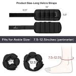 Adjustable Weighted Ankle Weights for Gym Workouts