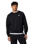 Nike Men's Club Fleece Crew Sweatshirt - Black