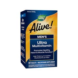 Alive! Men's Daily Ultra Multivitamin - 60 Tablets