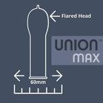 UNION MAX True XL Ultra Thin Condoms - 12 Pack