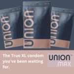 UNION MAX True XL Ultra Thin Condoms - 12 Pack