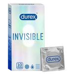 Durex Invisible Ultra Thin Condoms - 10 Pack