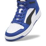 PUMA Men’s Rebound Layup Sneakers - White/Black/Royal