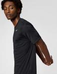 Nike Men's Dri-Fit Fitness T-Shirt in Black/Gray