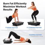 MERACH Curved Vibration Plate for Weight Loss