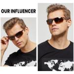 DUCO Men's Polarized Sports Sunglasses UV400 Protection