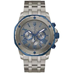 Bulova Men's Marine Star Gray Chronograph Watch