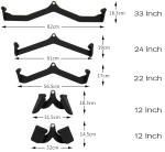 Fitvids 5-Piece Home Gym System with Handles