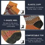 Heatuff Men's Thick Thermal Wool Socks - 5 Pairs