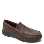 Rockport Men's Chocolate Slip-On Shoes, Size 11