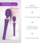 Powerful Waterproof Wand Vibrator with 5 Modes