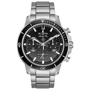 Bulova Men's Marine Star Chronograph Watch, Black Dial
