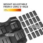 Adjustable Weighted Vest for Fitness and Training