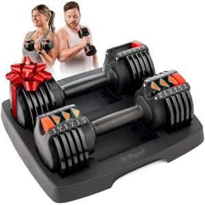 Lifepro 6-in-1 Adjustable Dumbbells Set for Home Gym