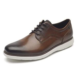 Rockport Men's Garett Oxford Shoes in Cognac