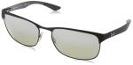 Ray-Ban RB8319CH Matte Black Square Sunglasses