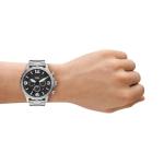 Fossil Men's Nate Stainless Steel Chronograph Watch