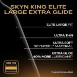 SKYN King Elite Large Extra Glide Condoms - 10 Pack