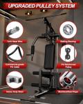 Compact Home Gym Machine with 100LB Weights